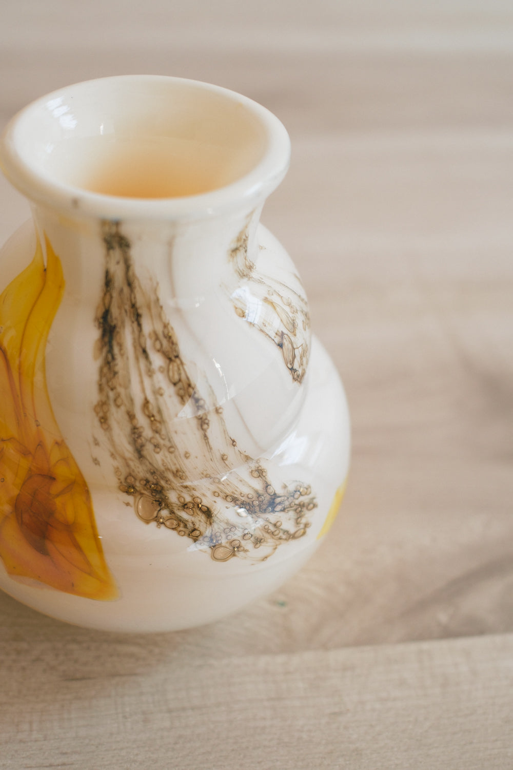 ◆NEW◆Flower Vase/花器・フラワーベース/FIDRIO Yellow Stone