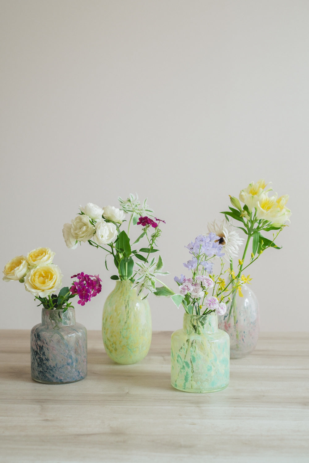 NEW◆Flower Vase/花器・フラワーベース/バブルペイント