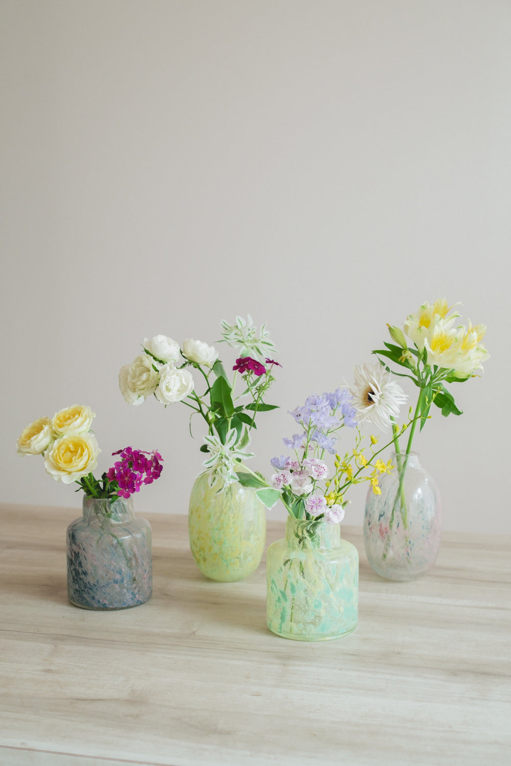 NEW◆Flower Vase/花器・フラワーベース/バブルペイント