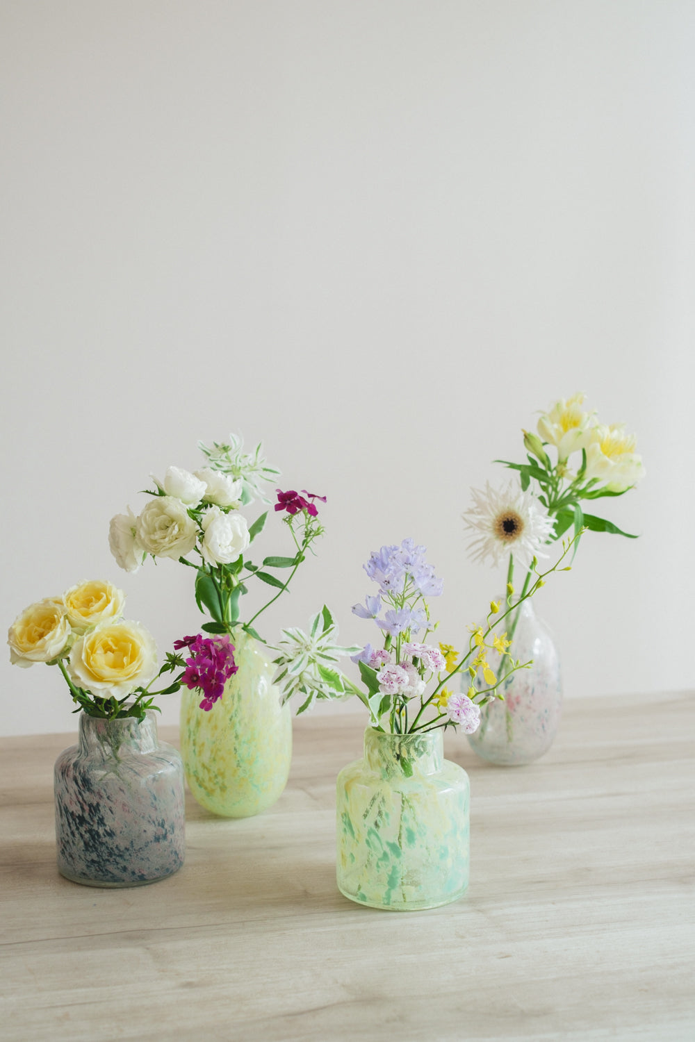 NEW◆Flower Vase/花器・フラワーベース/バブルペイント