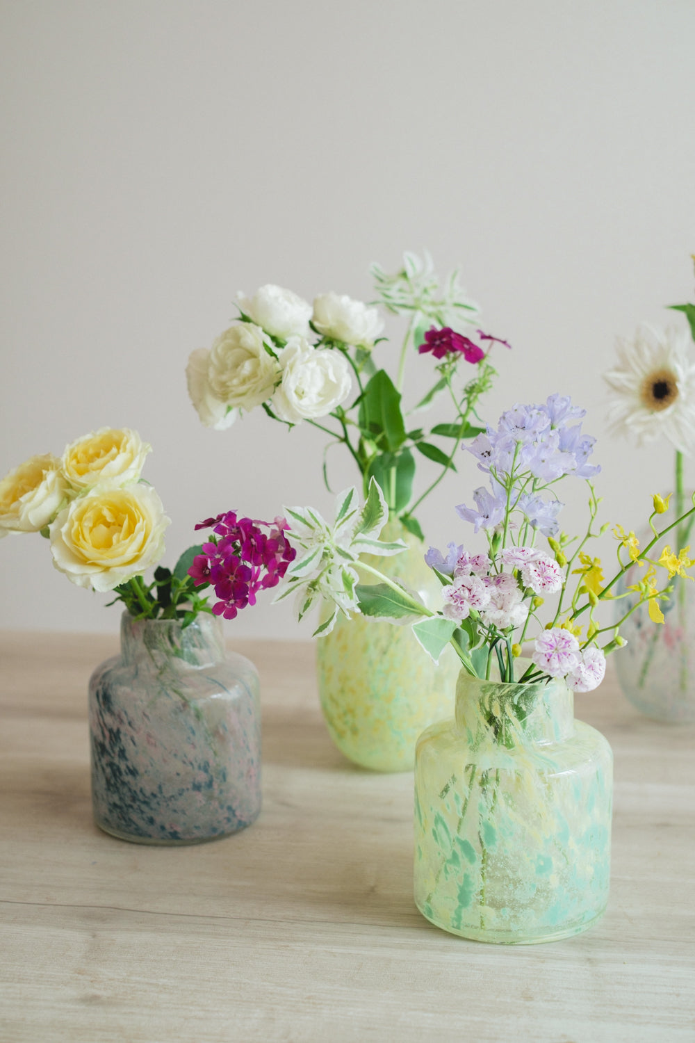 NEW◆Flower Vase/花器・フラワーベース/バブルペイント