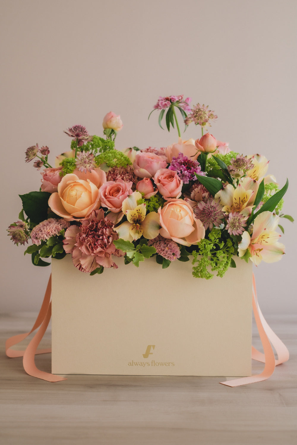 ◆3/14-4/30お届け限定◆Flower BAG No.1/フラワーバッグアレンジ ブルームパレット/生花