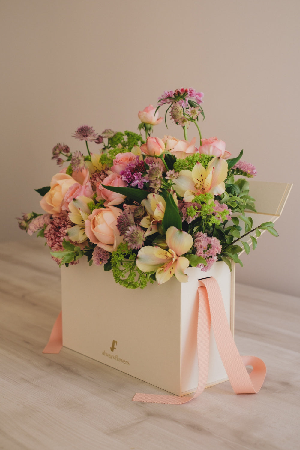 ◆3/14-4/30お届け限定◆Flower BAG No.1/フラワーバッグアレンジ ブルームパレット/生花