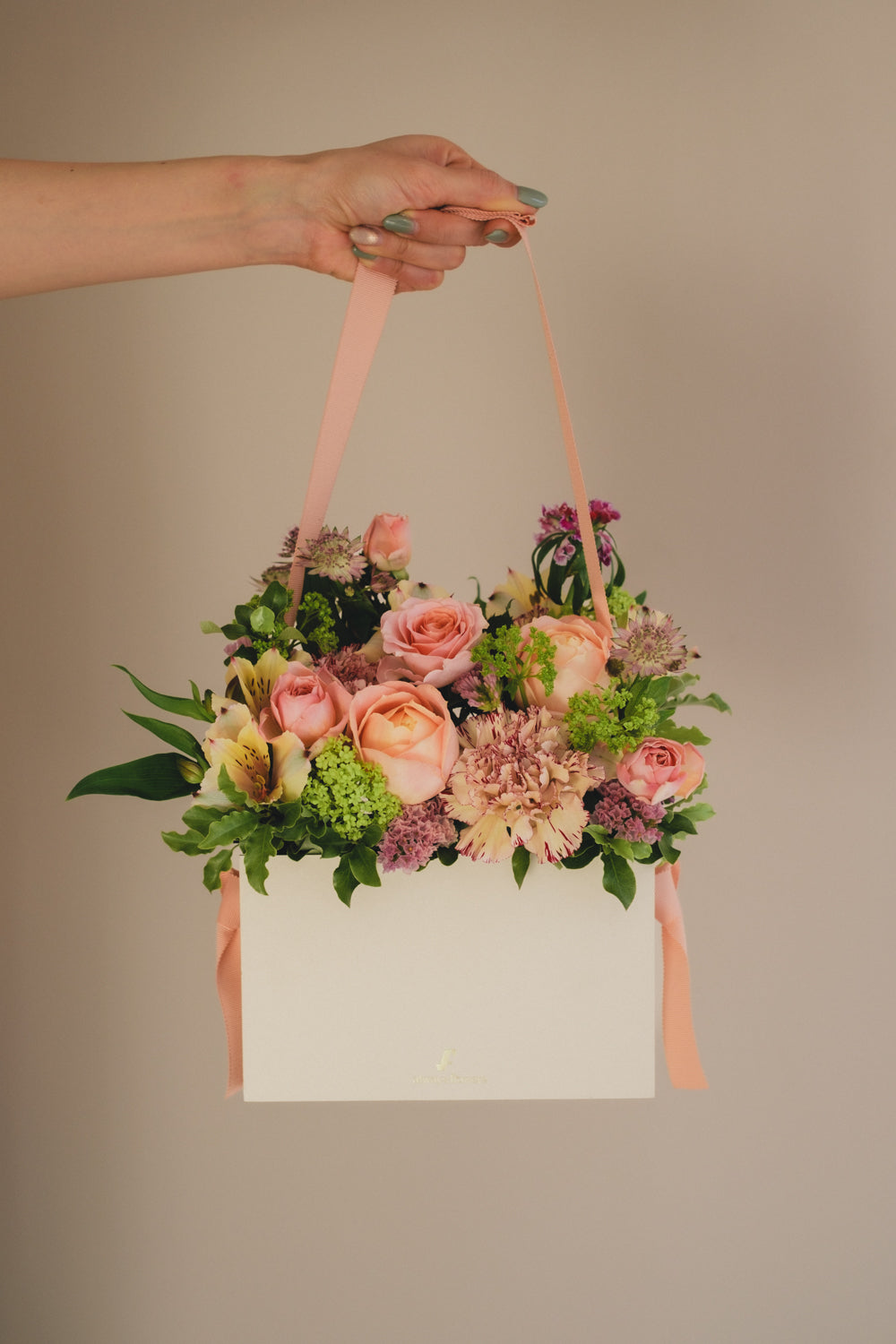 ◆3/14-4/30お届け限定◆Flower BAG No.1/フラワーバッグアレンジ ブルームパレット/生花