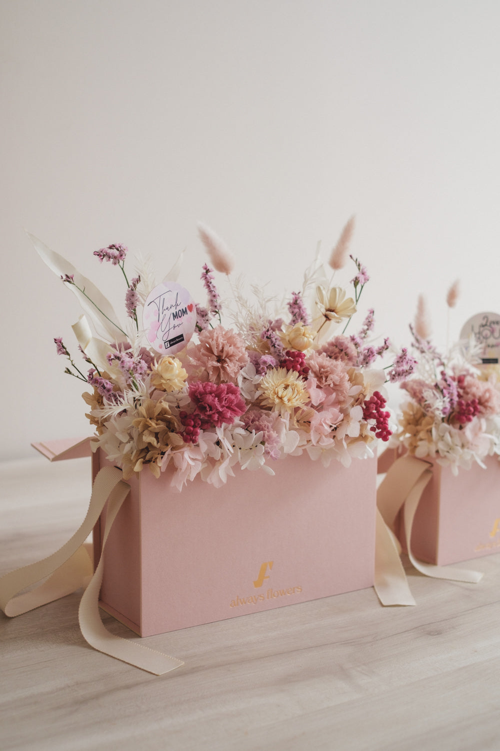 ◆数量限定ピンクバッグ◆Flower BAG No.1/フラワーバッグアレンジ モアピンクバッグ/カーネーション ドライ&プリザーブドフラワー