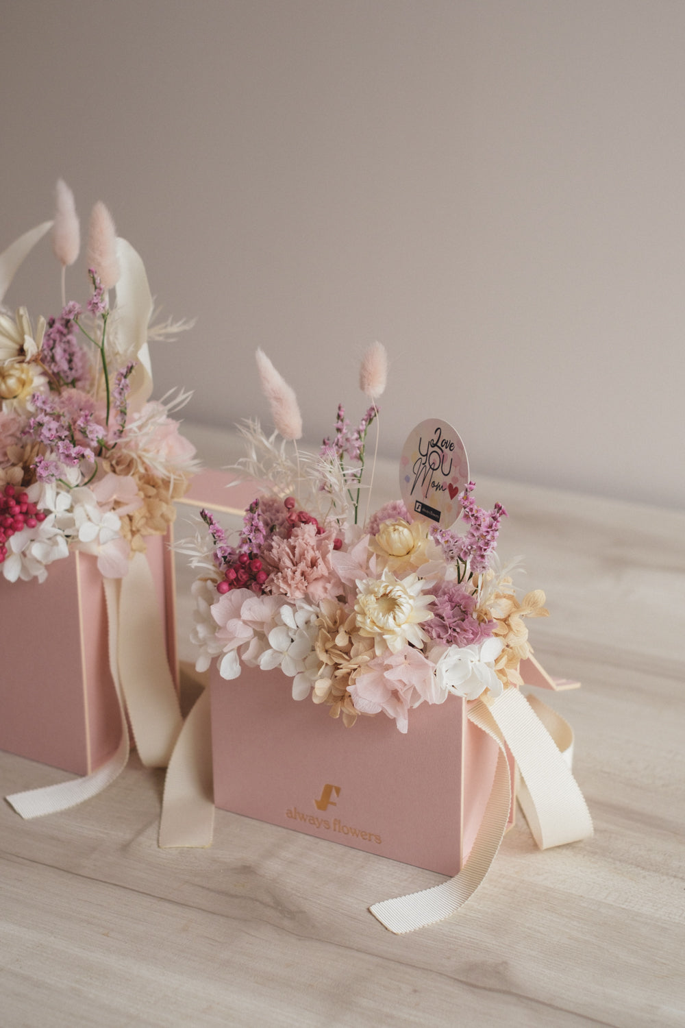 ◆数量限定ピンクバッグ◆Flower BAG No.1/フラワーバッグアレンジ モアピンクバッグ/カーネーション ドライ&プリザーブドフラワー