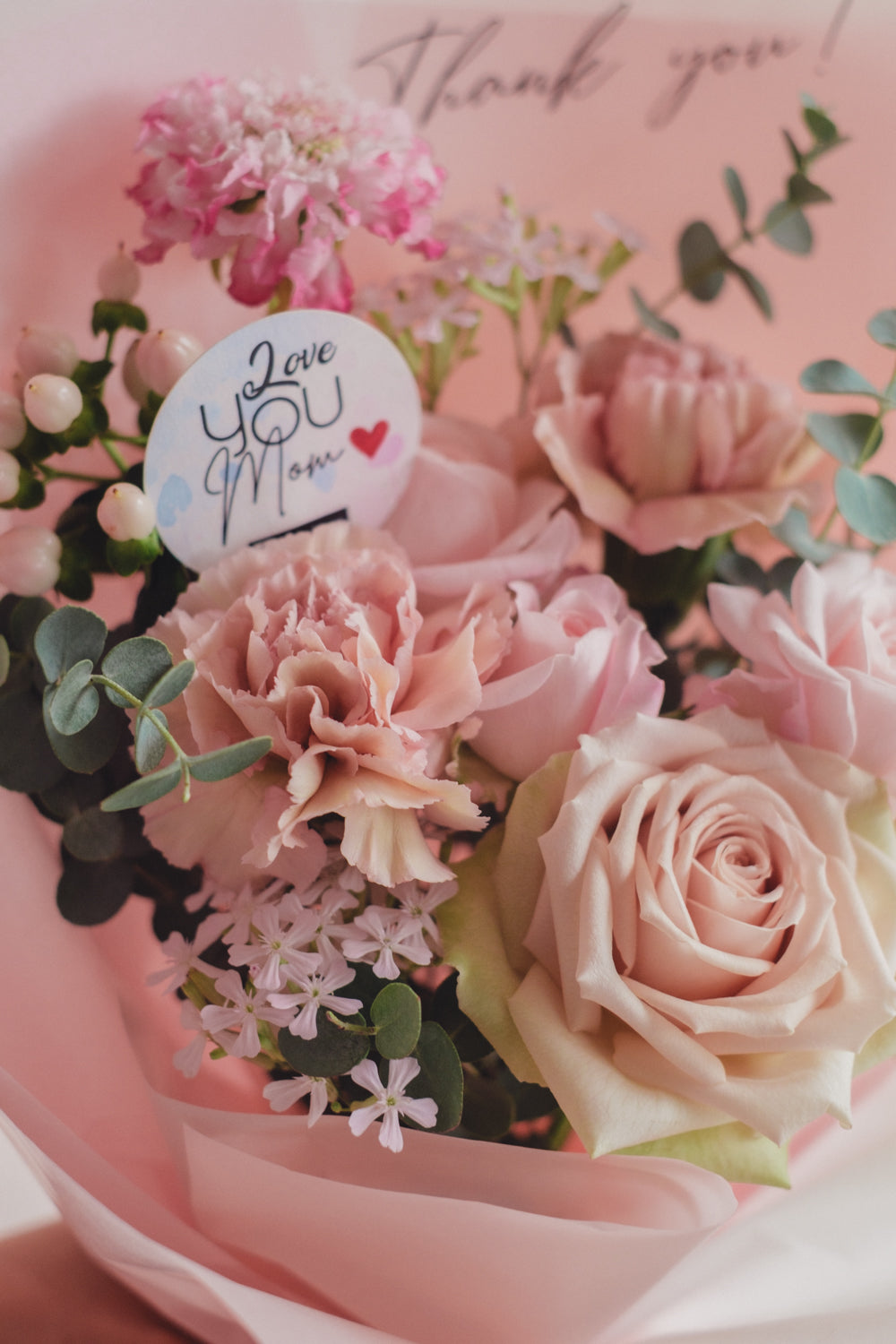 ◆母の日限定◆Message Bouquet/メッセージブーケ スウィートマム/カーネーション 生花・花束