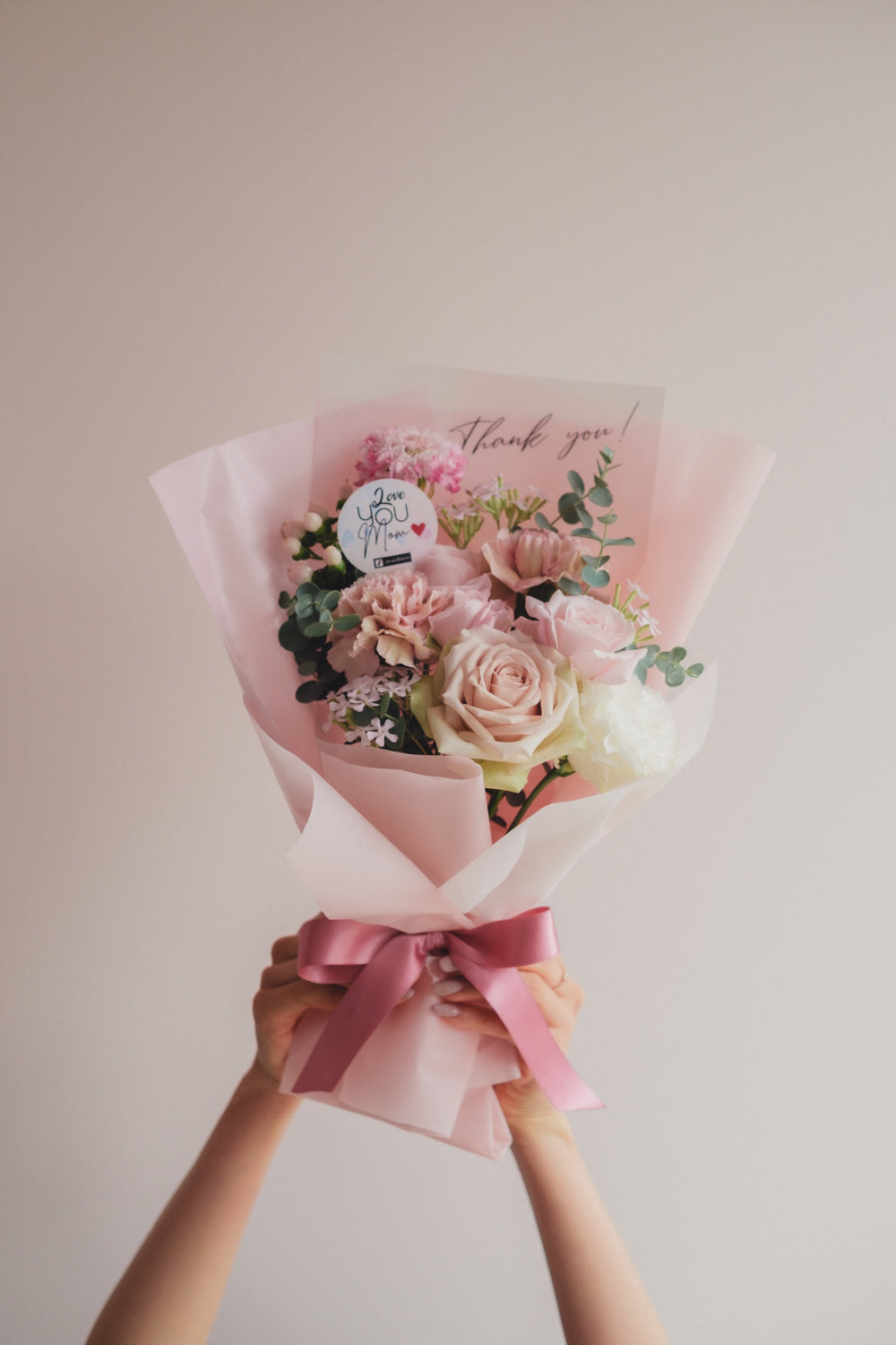 ◆母の日限定◆Message Bouquet/メッセージブーケ スウィートマム/カーネーション 生花・花束