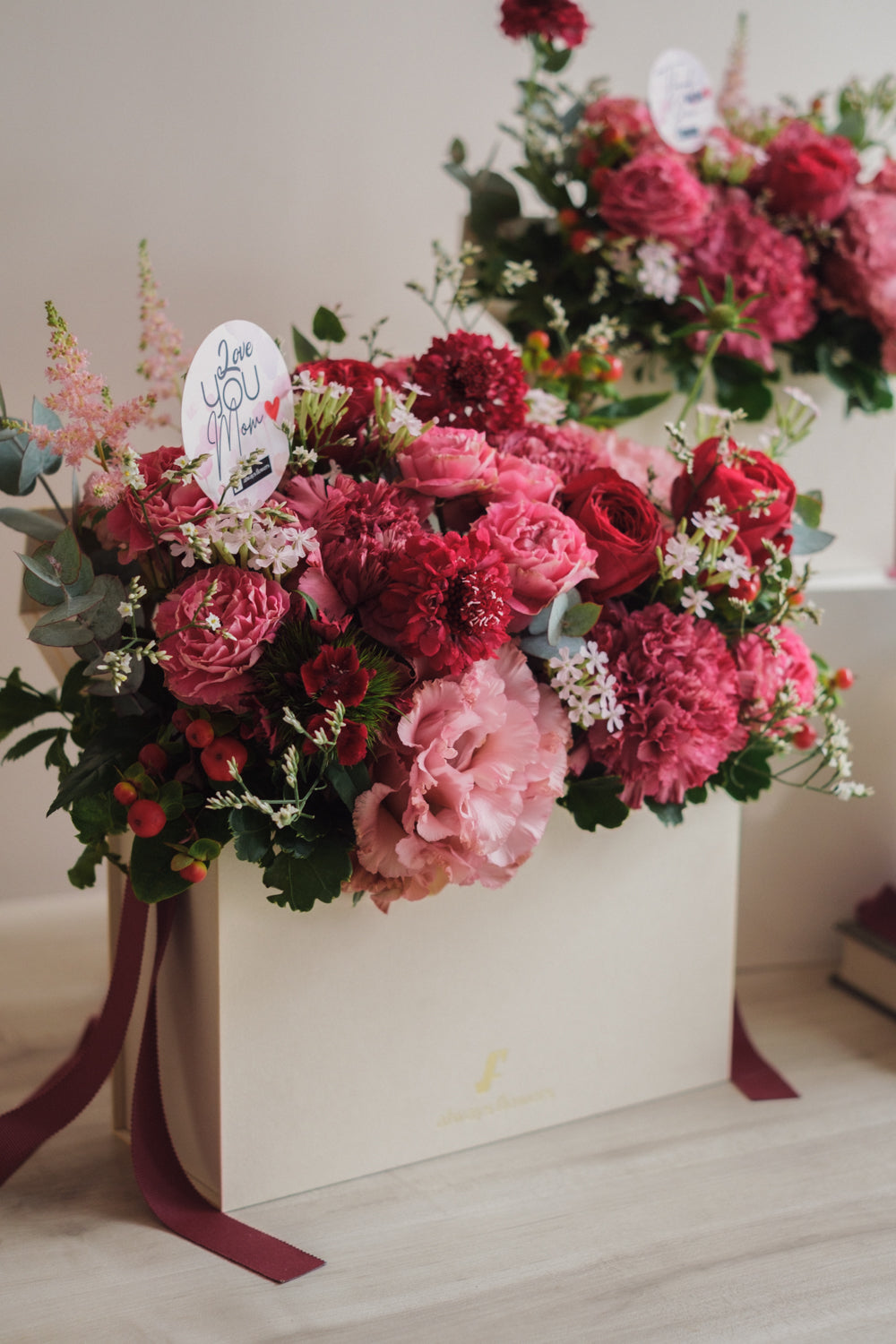 ◆母の日限定◆Flower BAG No.1/フラワーバッグアレンジ マムズラヴ/カーネーション 生花