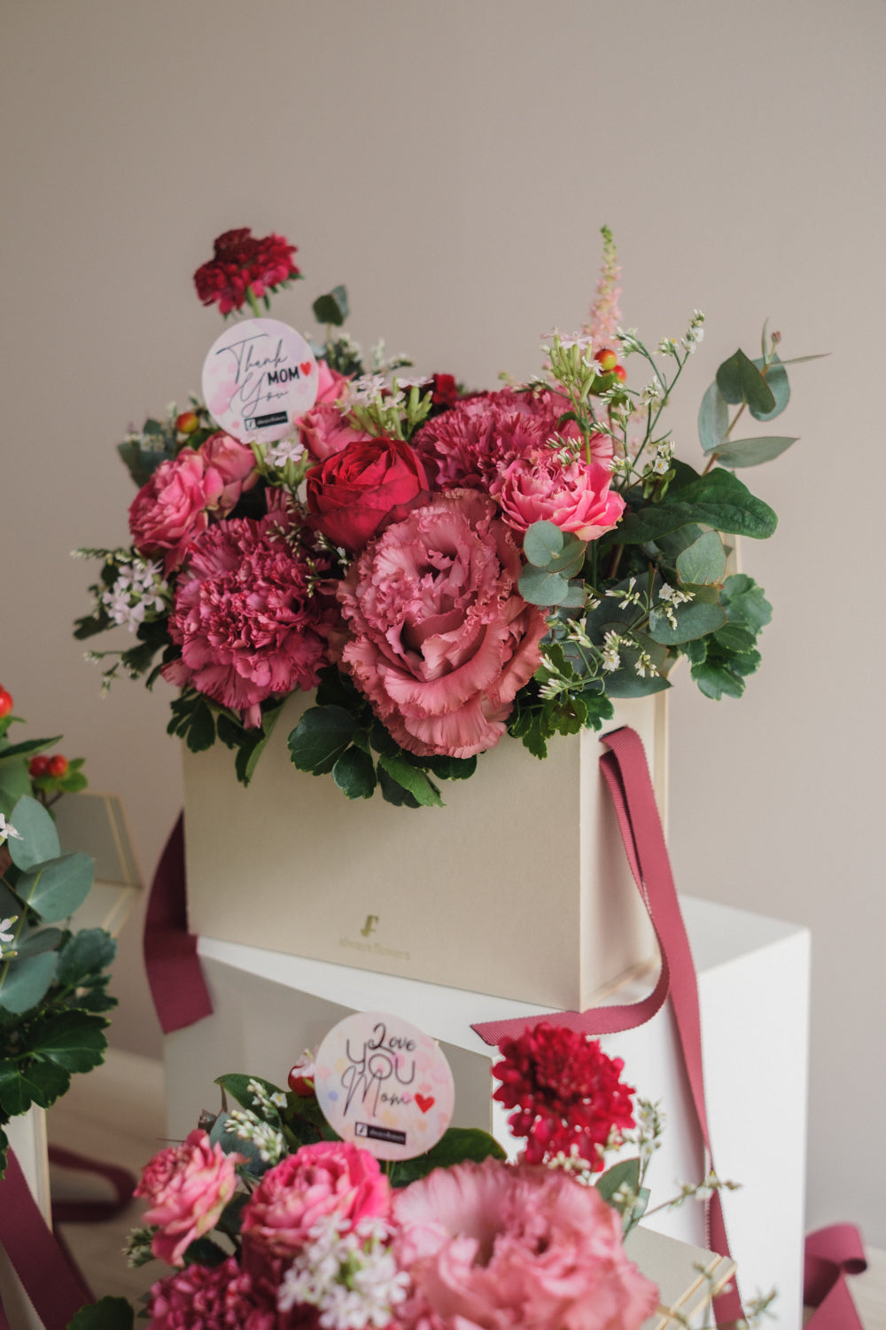 ◆母の日限定◆Flower BAG No.1/フラワーバッグアレンジ マムズラヴ/カーネーション 生花