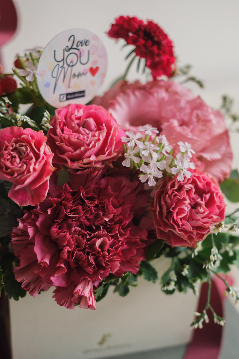 ◆母の日限定◆Flower BAG No.1/フラワーバッグアレンジ マムズラヴ/カーネーション 生花