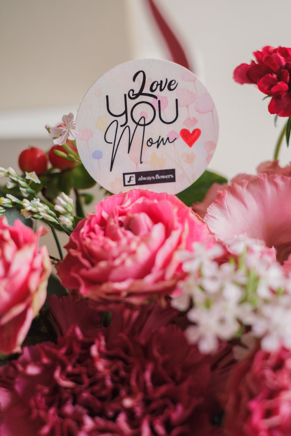 ◆母の日限定◆Flower BAG No.1/フラワーバッグアレンジ マムズラヴ/カーネーション 生花