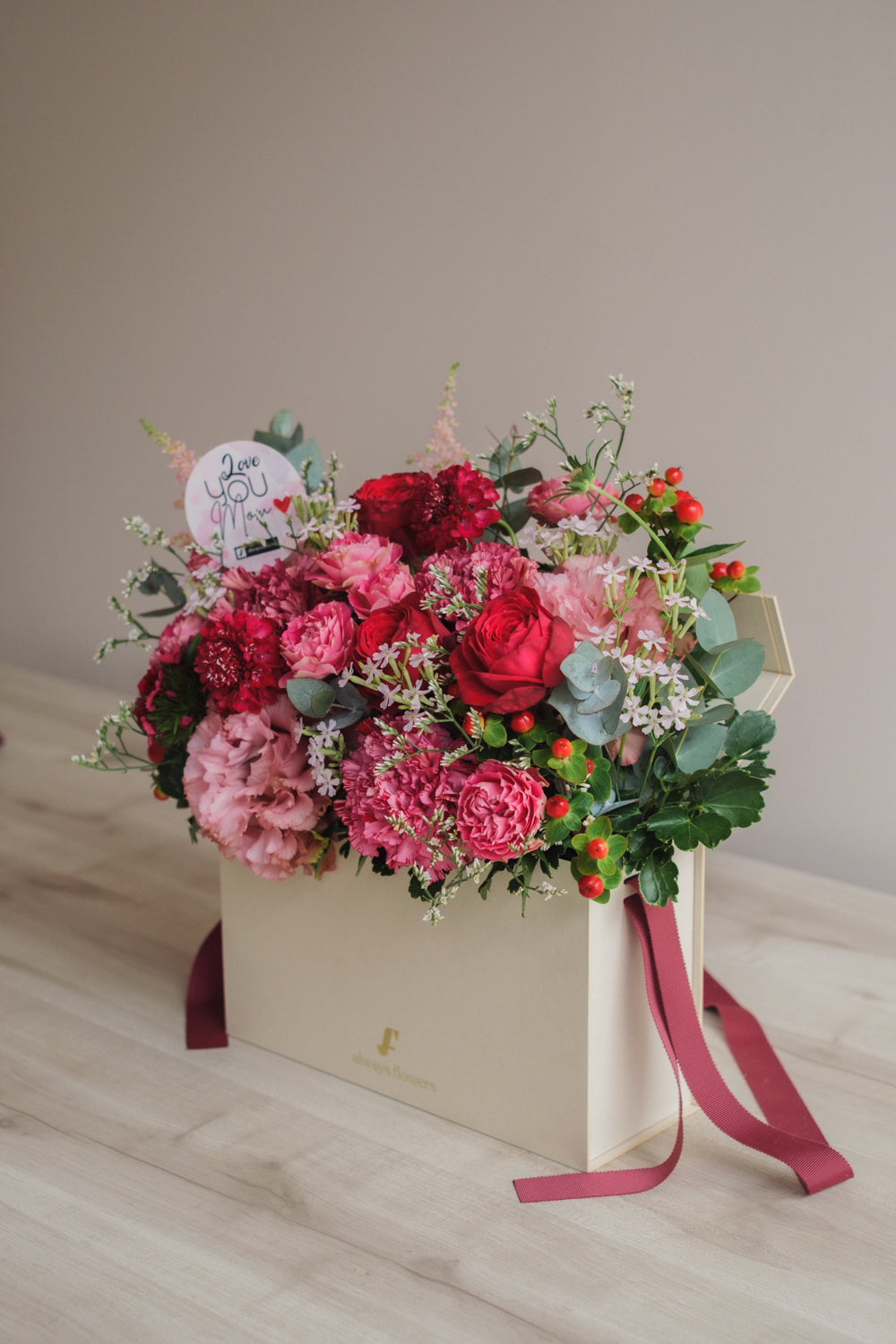 ◆母の日限定◆Flower BAG No.1/フラワーバッグアレンジ マムズラヴ/カーネーション 生花