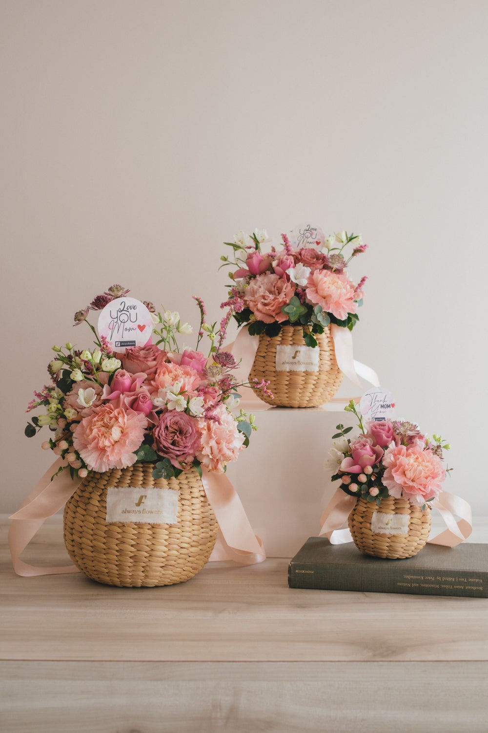 ◆母の日限定◆Flower BAG No.2/フラワーバッグアレンジ サニーマム/カーネーション 生花