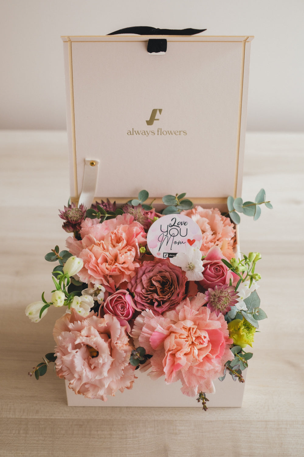 ◆母の日限定◆Surprise Flower Box /サプライズフラワーボックス マムズルミ/カーネーション 生花