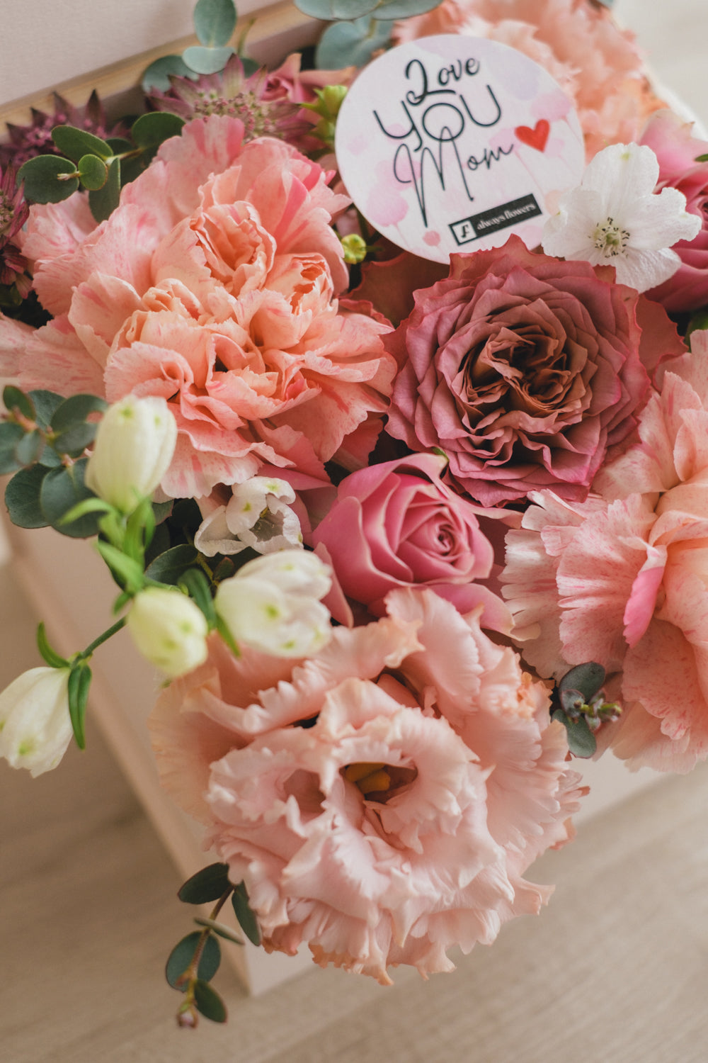 ◆母の日限定◆Surprise Flower Box /サプライズフラワーボックス マムズルミ/カーネーション 生花