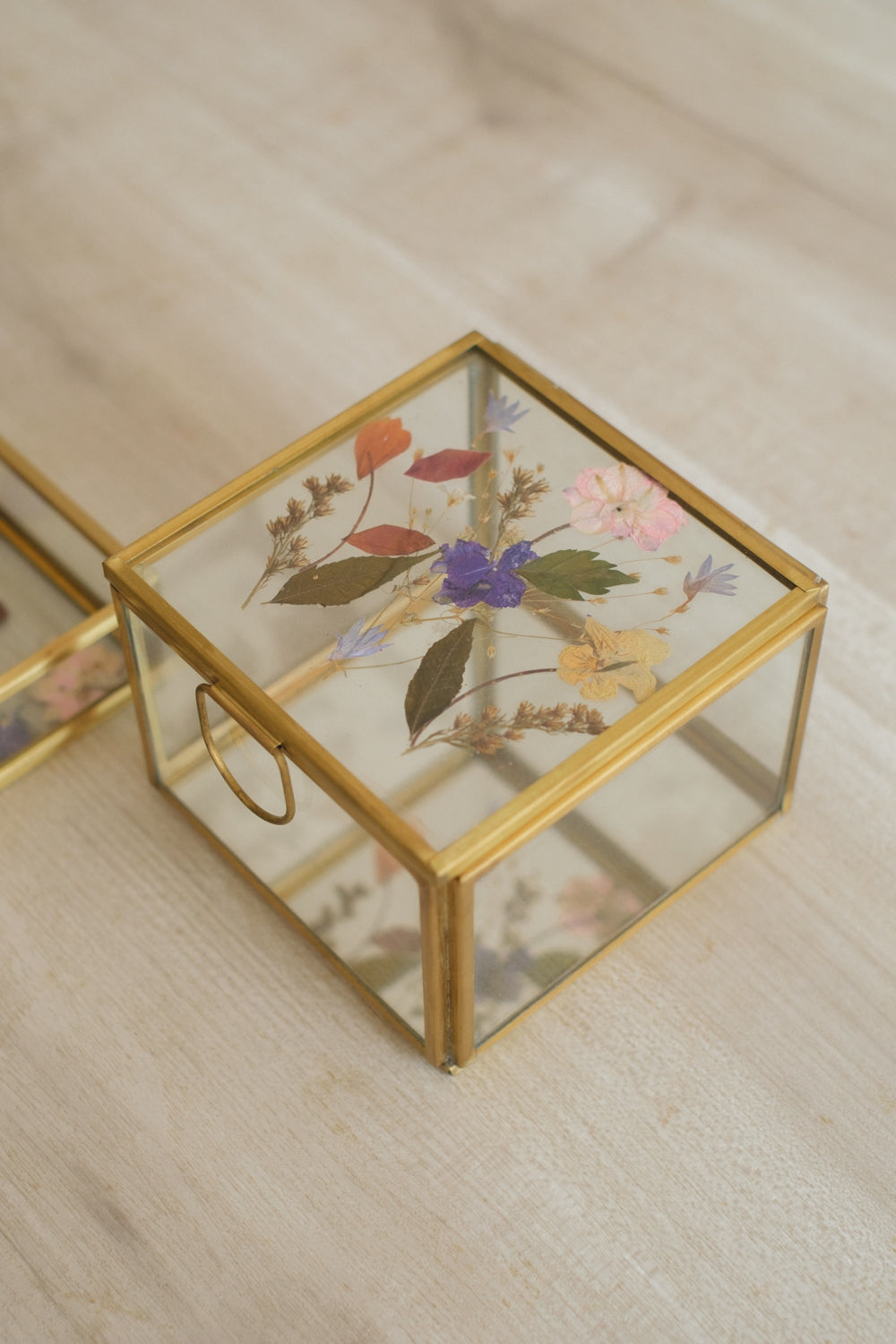 New◆Accessory case/アクセサリーケース/フラワーガーデン