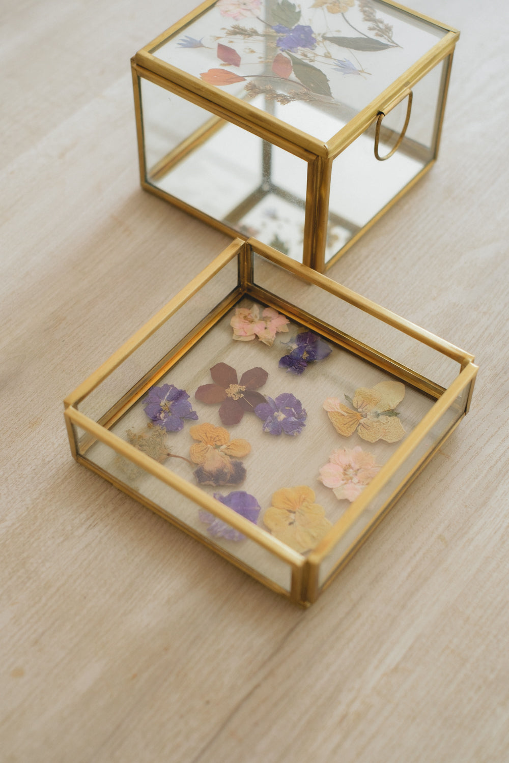 New◆Accessory case/アクセサリーケース/フラワーガーデン