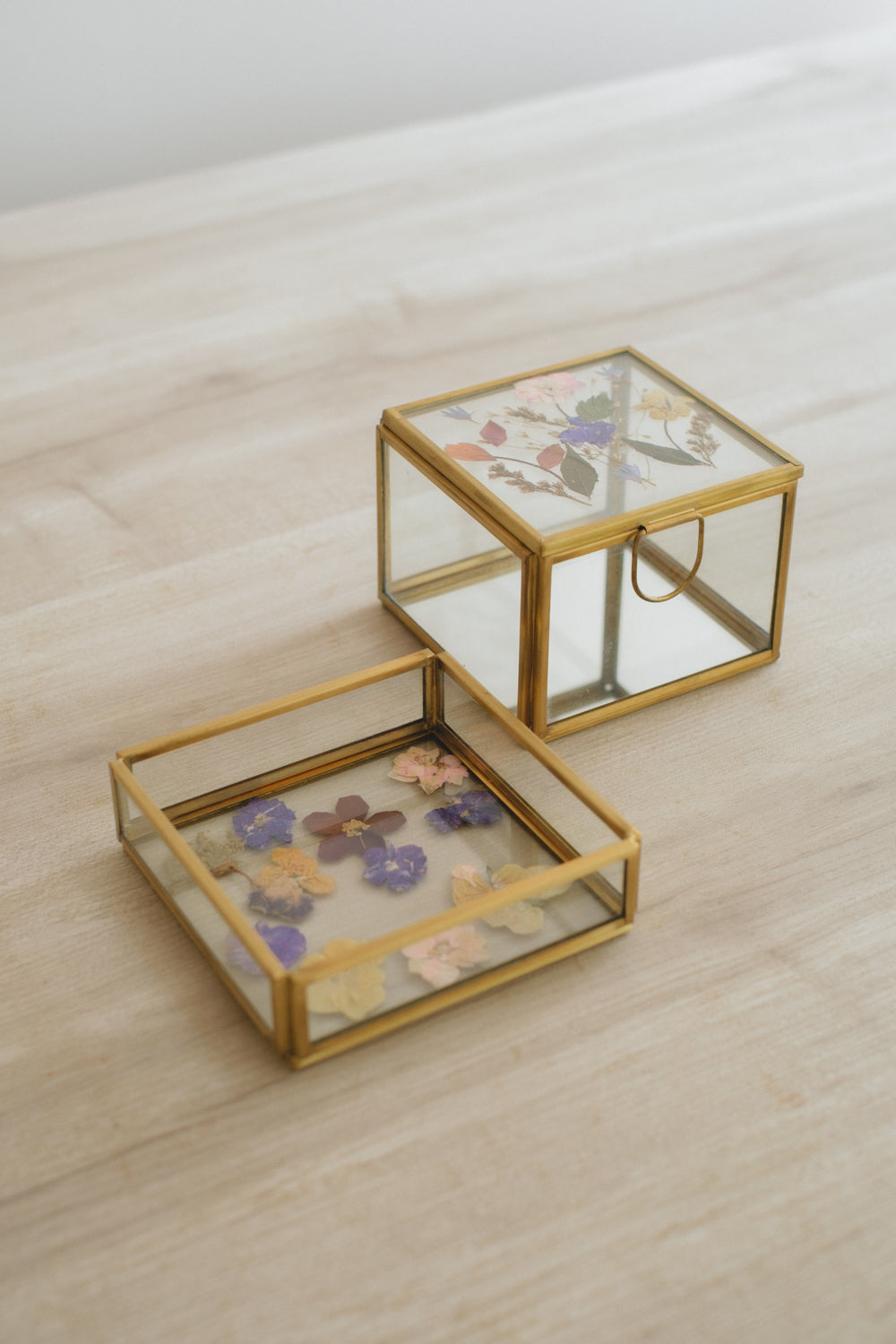 New◆Accessory case/アクセサリーケース/フラワーガーデン