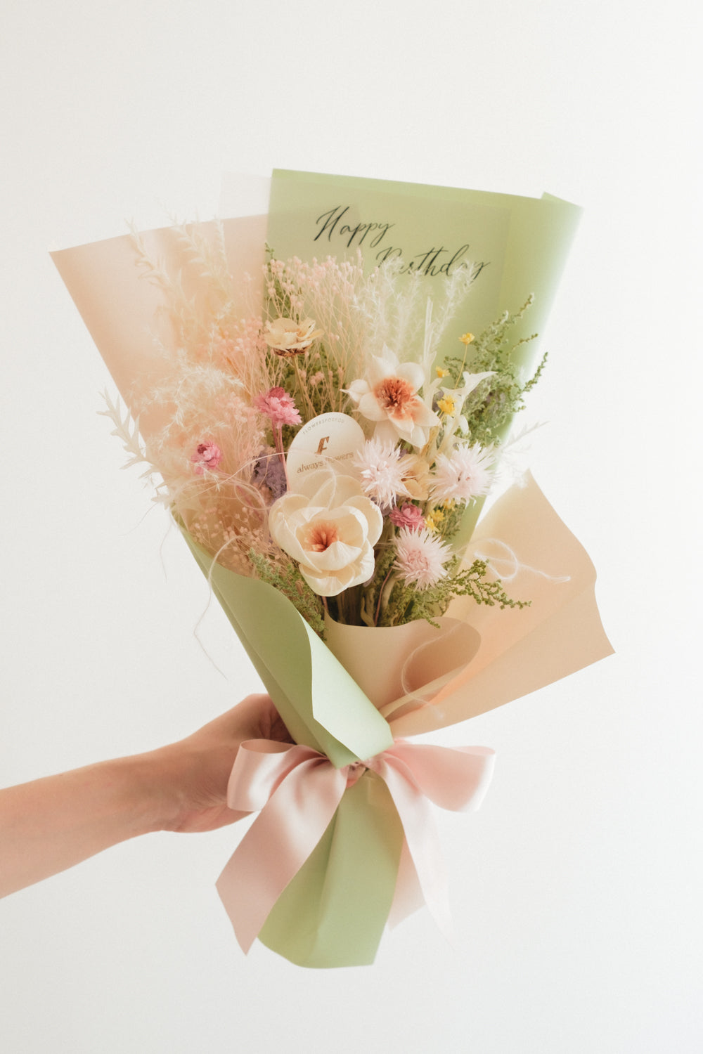 NEW◆Message Bouquet/メッセージブーケ フレーバーミント/ドライ・プリザーブドフラワー