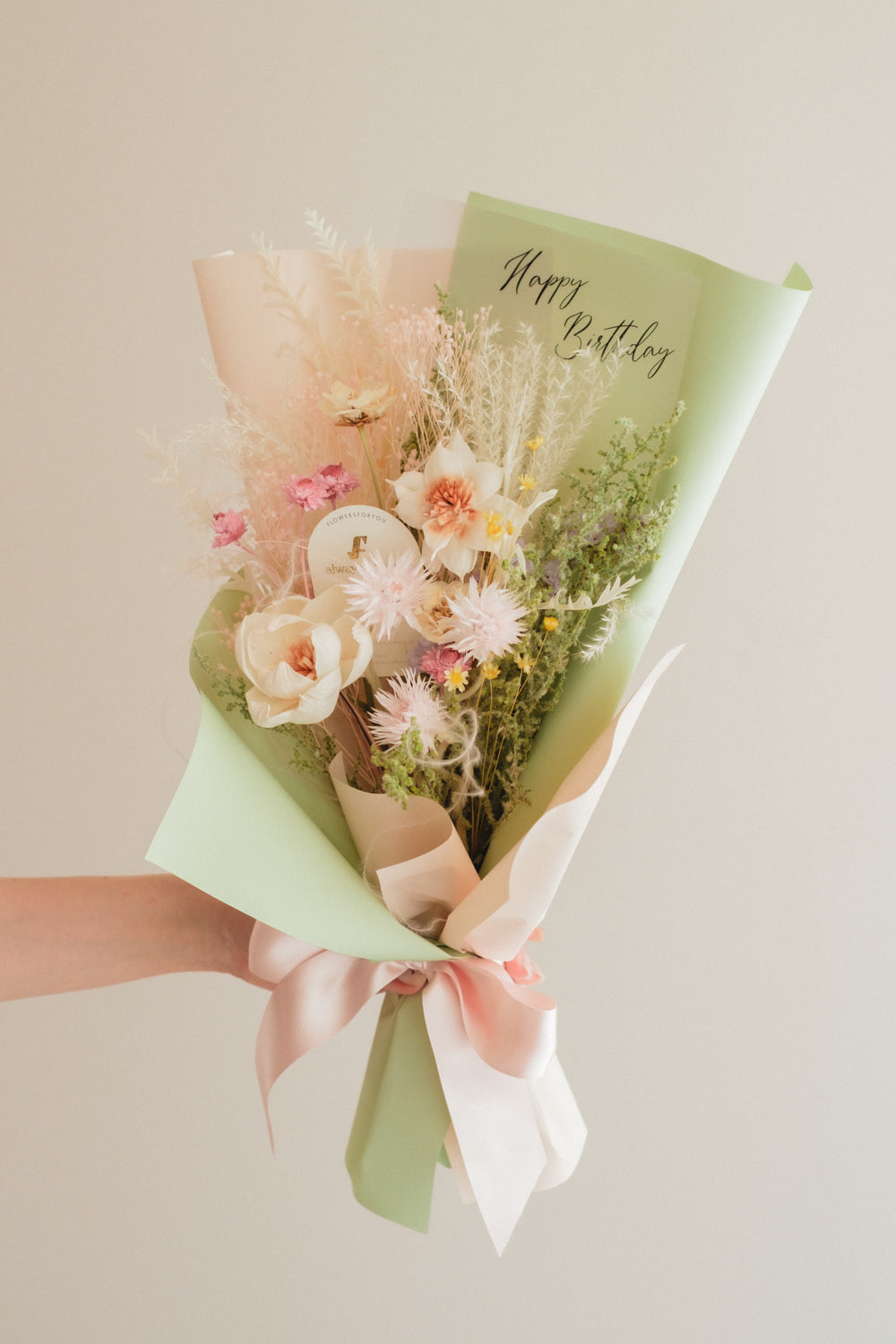 NEW◆Message Bouquet/メッセージブーケ フレーバーミント/ドライ・プリザーブドフラワー