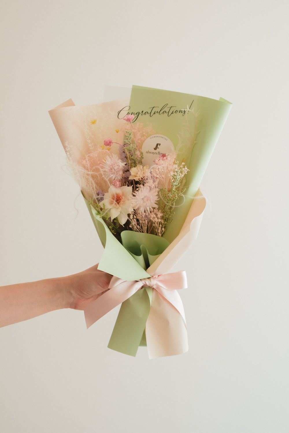 NEW◆Message Bouquet/メッセージブーケ フレーバーミント/ドライ・プリザーブドフラワー