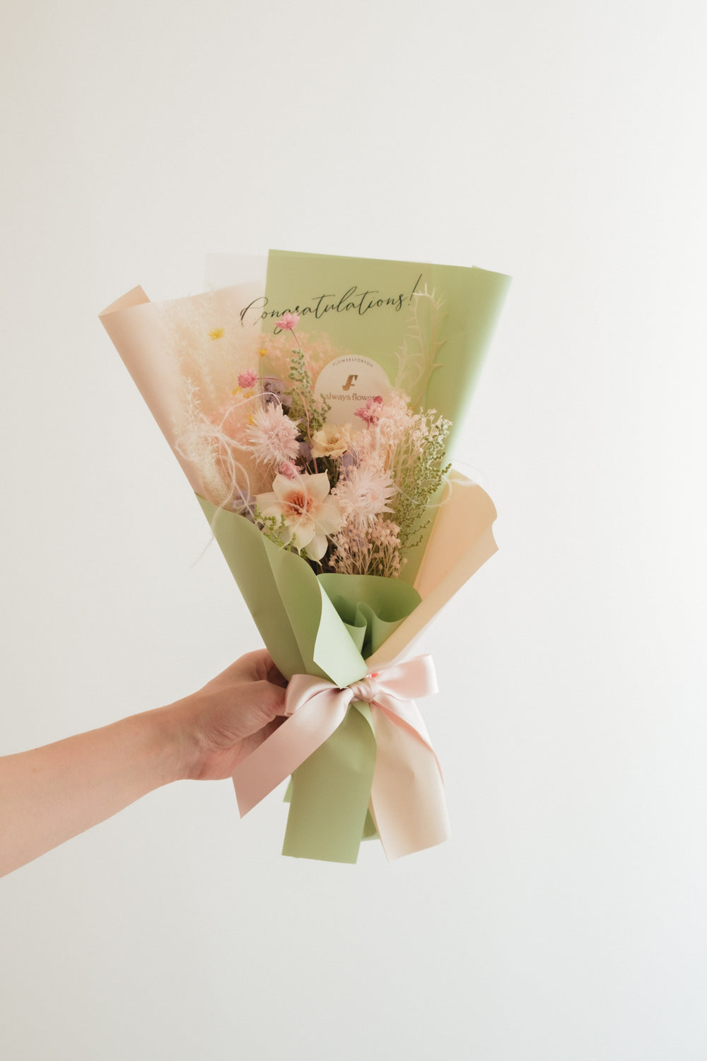 NEW◆Message Bouquet/メッセージブーケ フレーバーミント/ドライ・プリザーブドフラワー