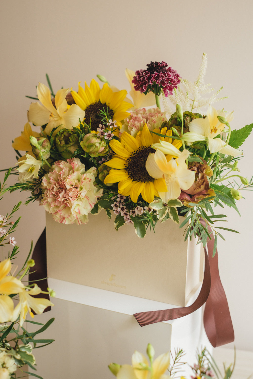 ◆5/21-8/31お届け限定◆Flower BAG No.1/フラワーバッグアレンジ イエローチャージ/生花