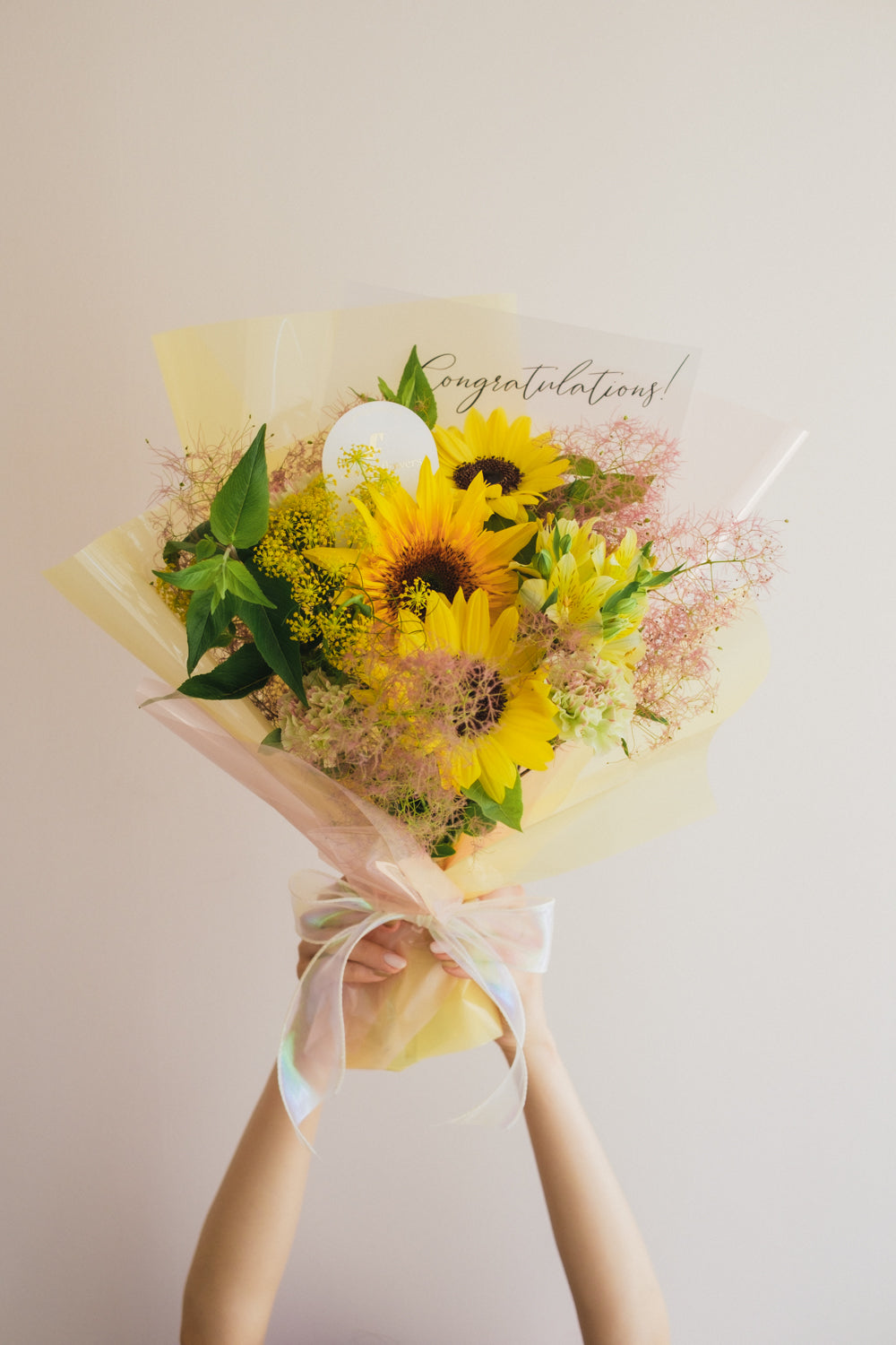 ◆6/2-7/31お届け限定◆Message Bouquet/メッセージブーケ キャンディースモーク/生花・花束