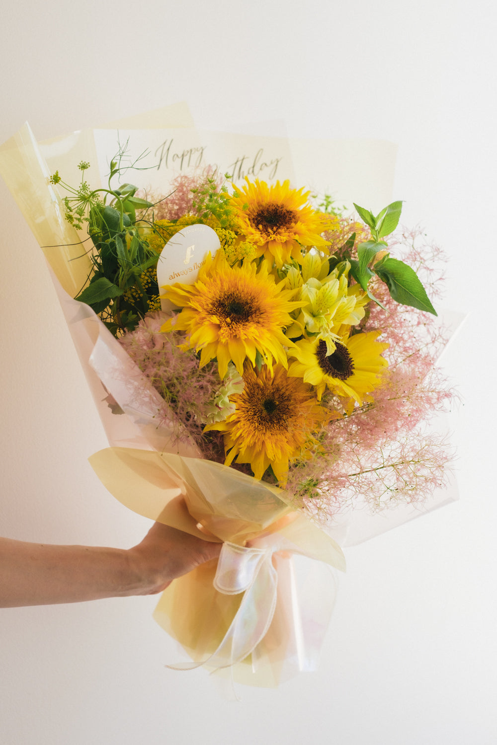 ◆6/2-7/31お届け限定◆Message Bouquet/メッセージブーケ キャンディースモーク/生花・花束