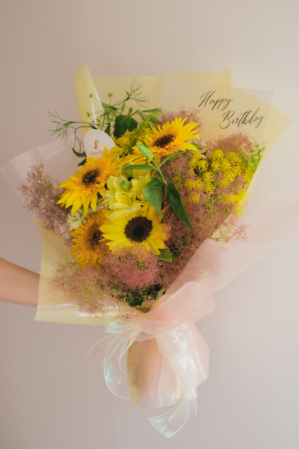 ◆6/2-7/31お届け限定◆Message Bouquet/メッセージブーケ キャンディースモーク/生花・花束