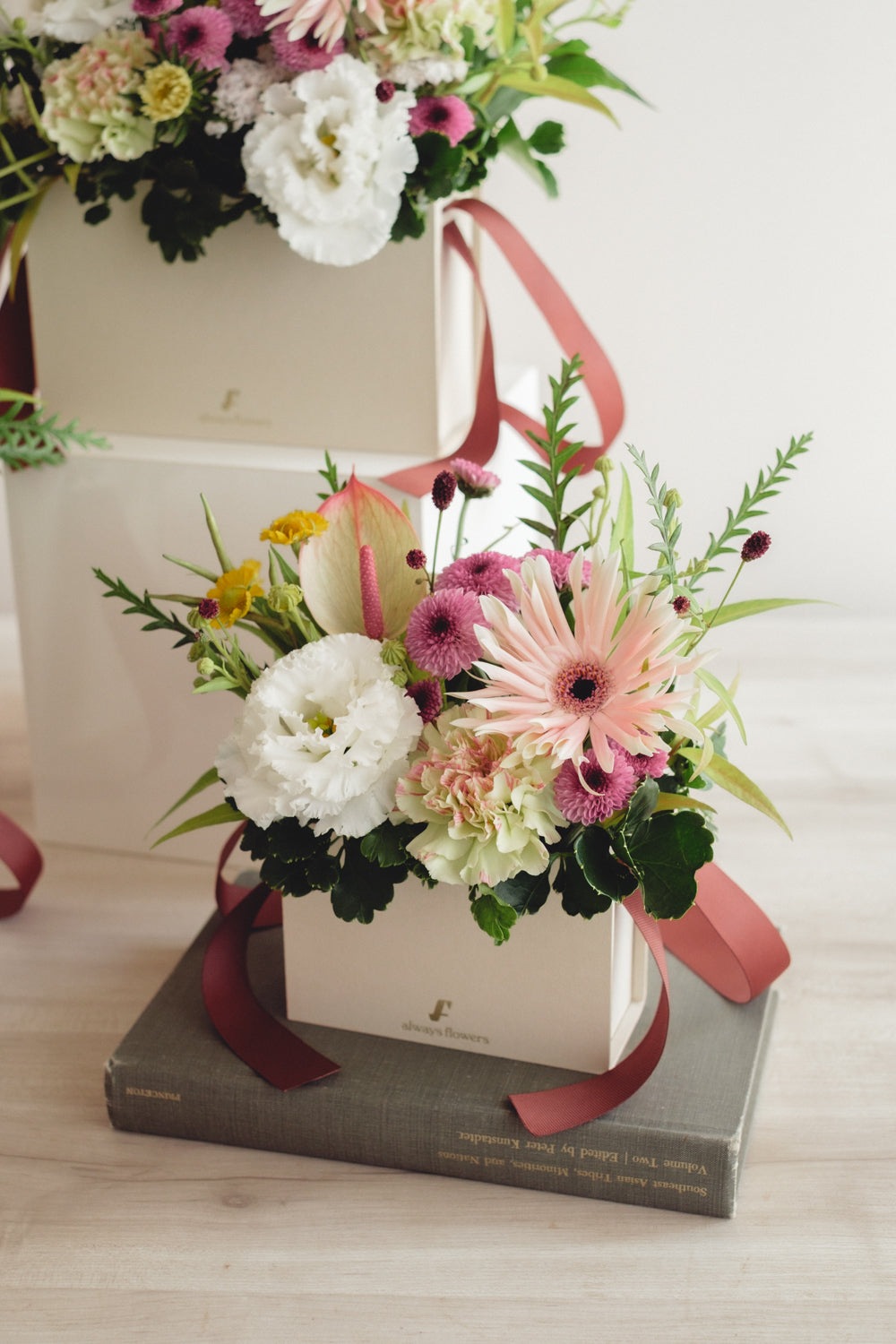 ◆8/19-9/30お届け限定◆Flower BAG No.1/フラワーバッグアレンジ サンリットブルーム/生花