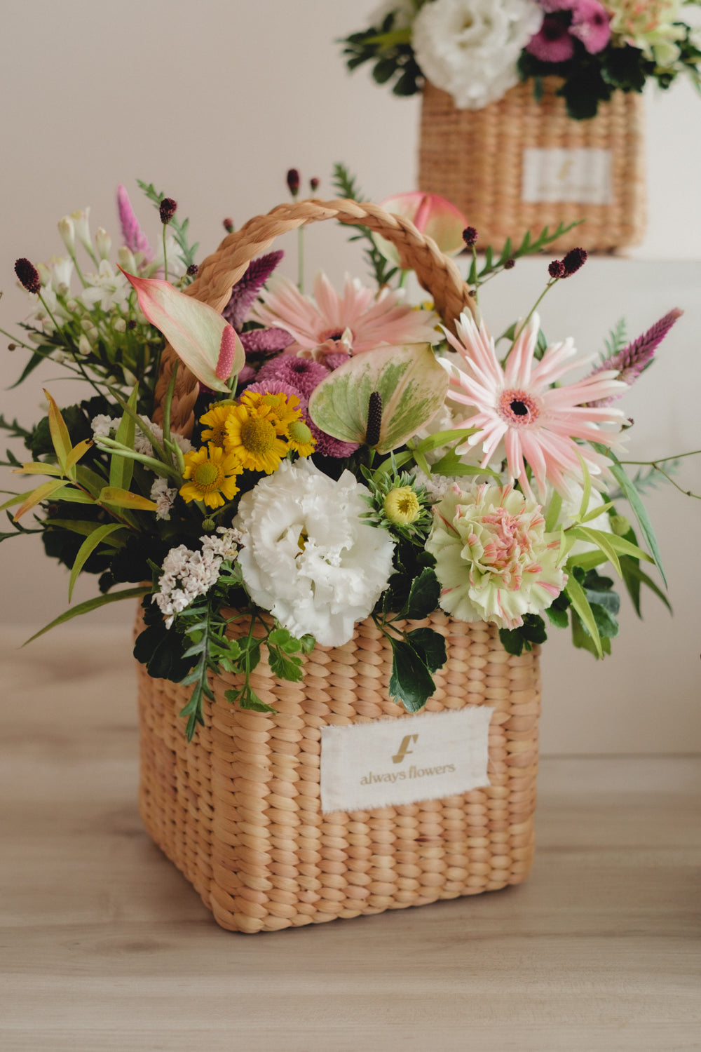 ◆8/19-9/30お届け限定◆Flower BAG No.3/フラワーバッグアレンジ サンリットガーデン/生花