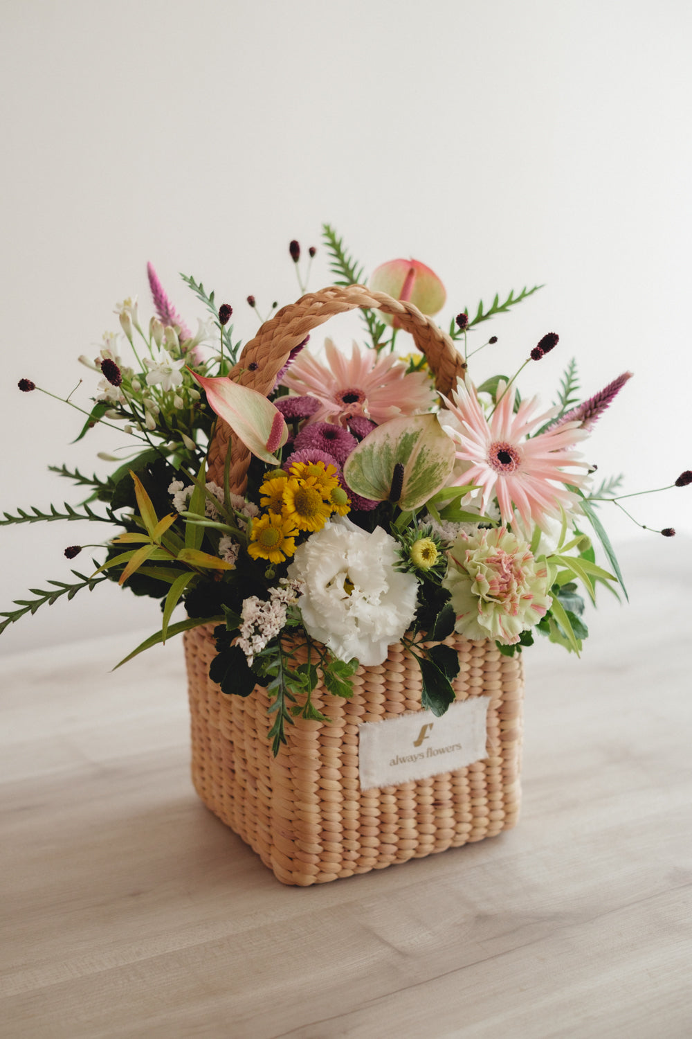 ◆8/19-9/30お届け限定◆Flower BAG No.3/フラワーバッグアレンジ サンリットガーデン/生花