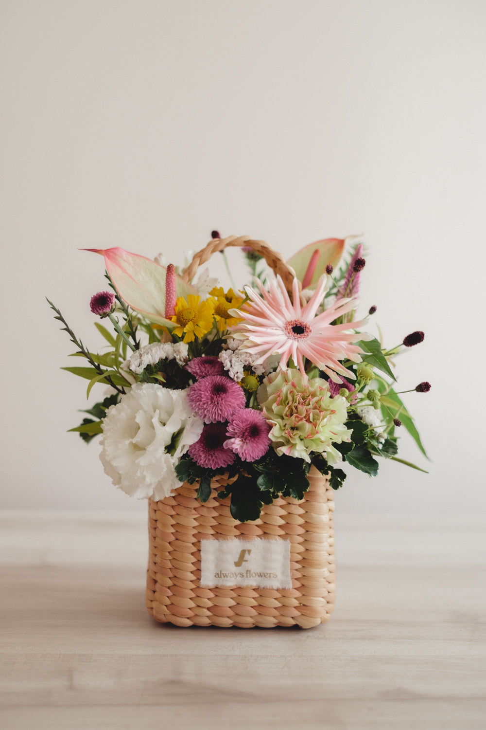 ◆8/19-9/30お届け限定◆Flower BAG No.3/フラワーバッグアレンジ サンリットガーデン/生花