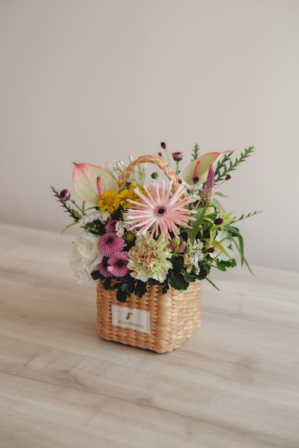 ◆8/19-9/30お届け限定◆Flower BAG No.3/フラワーバッグアレンジ サンリットガーデン/生花