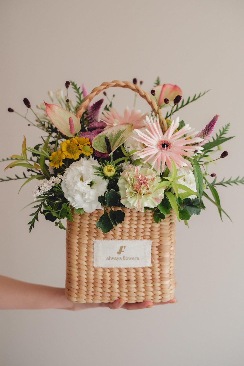 ◆8/19-9/30お届け限定◆Flower BAG No.3/フラワーバッグアレンジ サンリットガーデン/生花