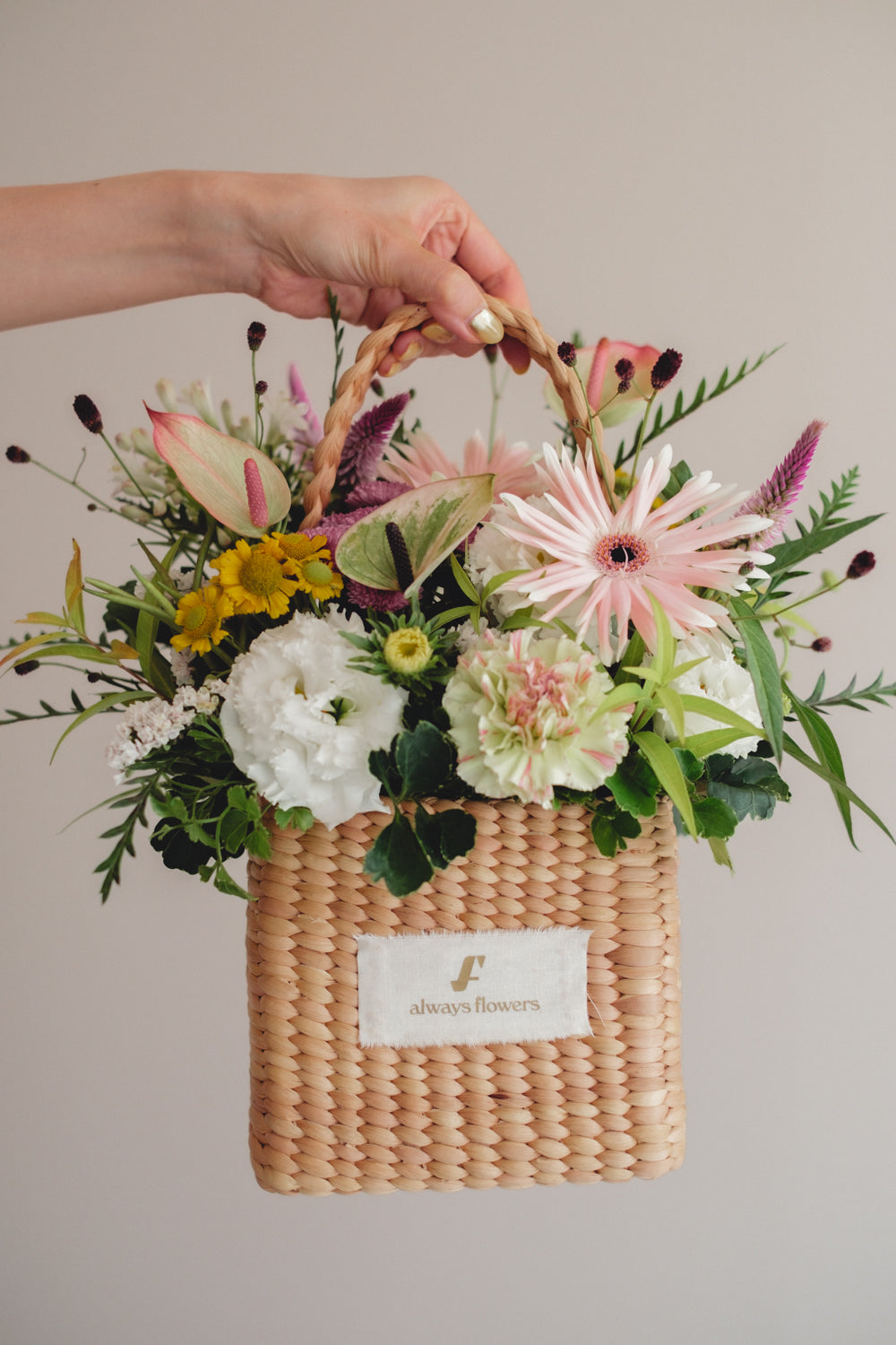 ◆8/19-9/30お届け限定◆Flower BAG No.3/フラワーバッグアレンジ サンリットガーデン/生花