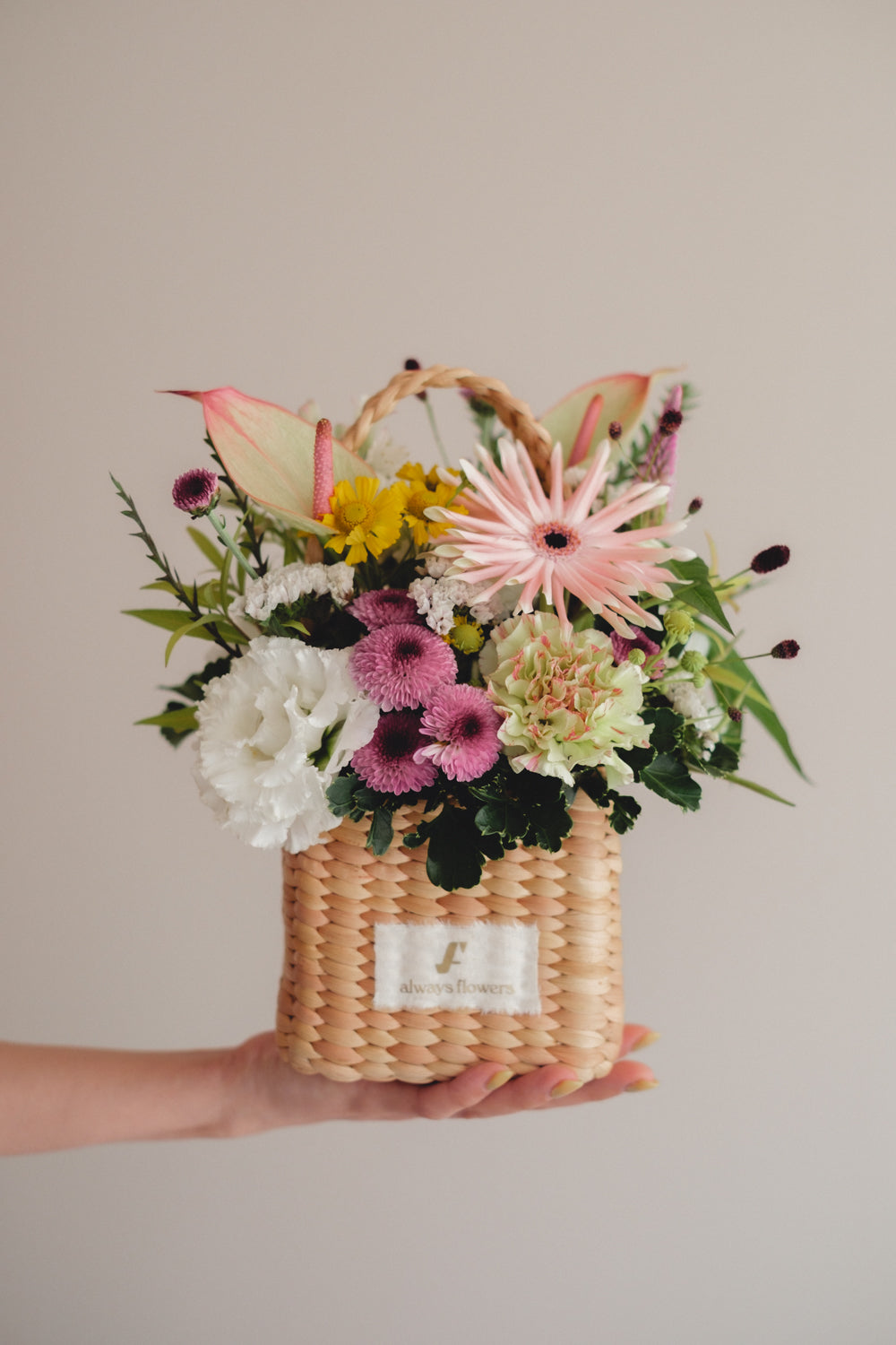 ◆8/19-9/30お届け限定◆Flower BAG No.3/フラワーバッグアレンジ サンリットガーデン/生花