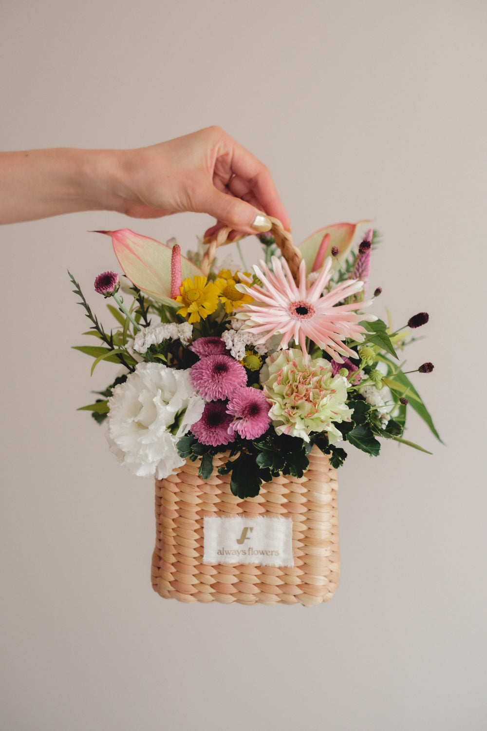 ◆8/19-9/30お届け限定◆Flower BAG No.3/フラワーバッグアレンジ サンリットガーデン/生花