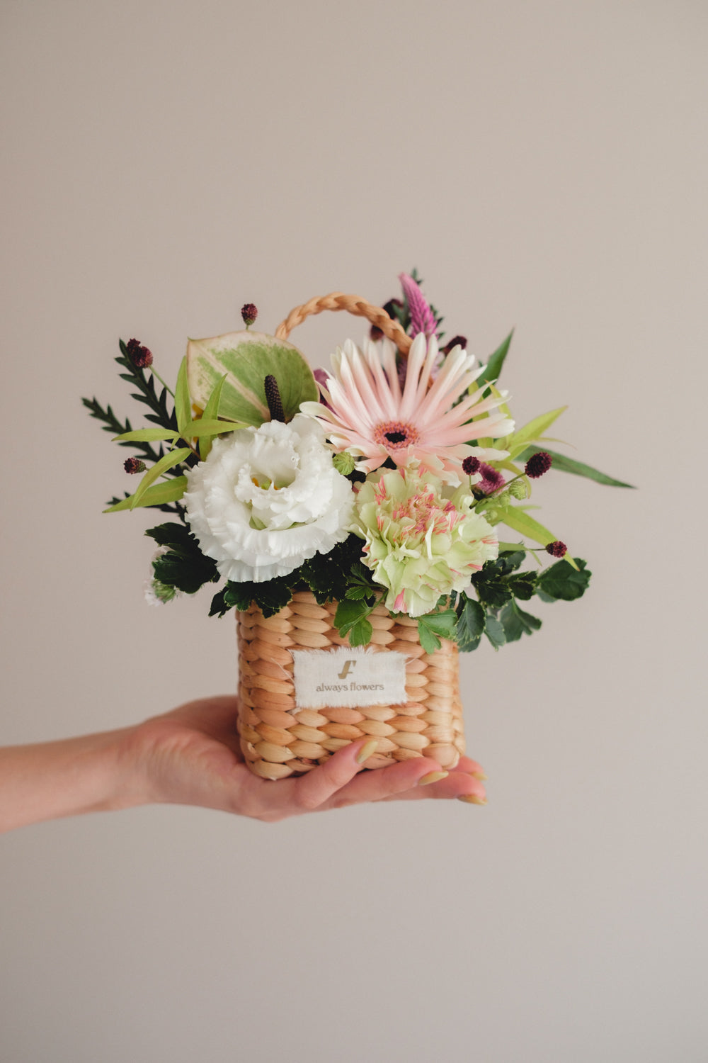 ◆8/19-9/30お届け限定◆Flower BAG No.3/フラワーバッグアレンジ サンリットガーデン/生花