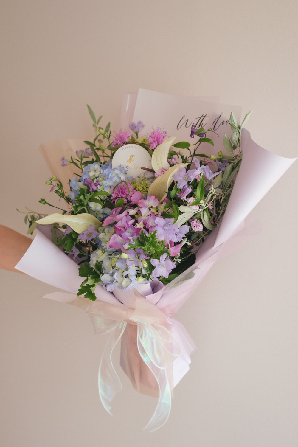 ◆6/2-7/10お届け限定◆Message Bouquet/メッセージブーケ シャボンマジック/生花・花束