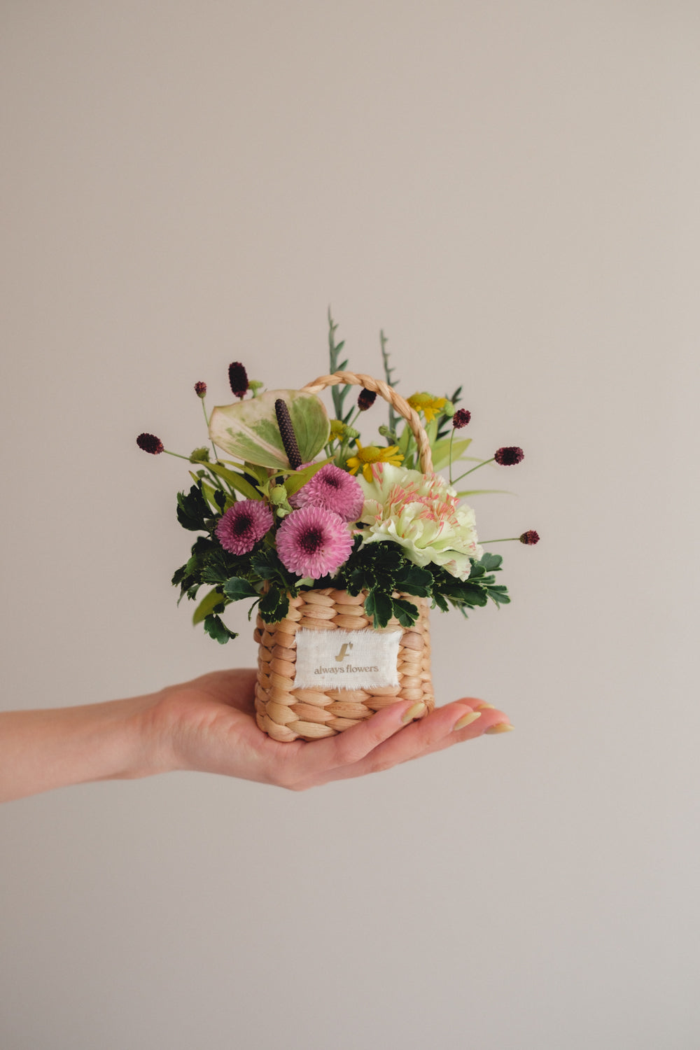◆8/19-9/30お届け限定◆Flower BAG No.3/フラワーバッグアレンジ サンリットガーデン/生花