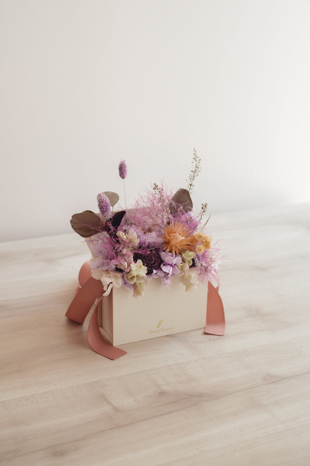 季節限定◆Flower BAG No.1/フラワーバッグアレンジ スモーキーラブ/ドライ&プリザーブドフラワー