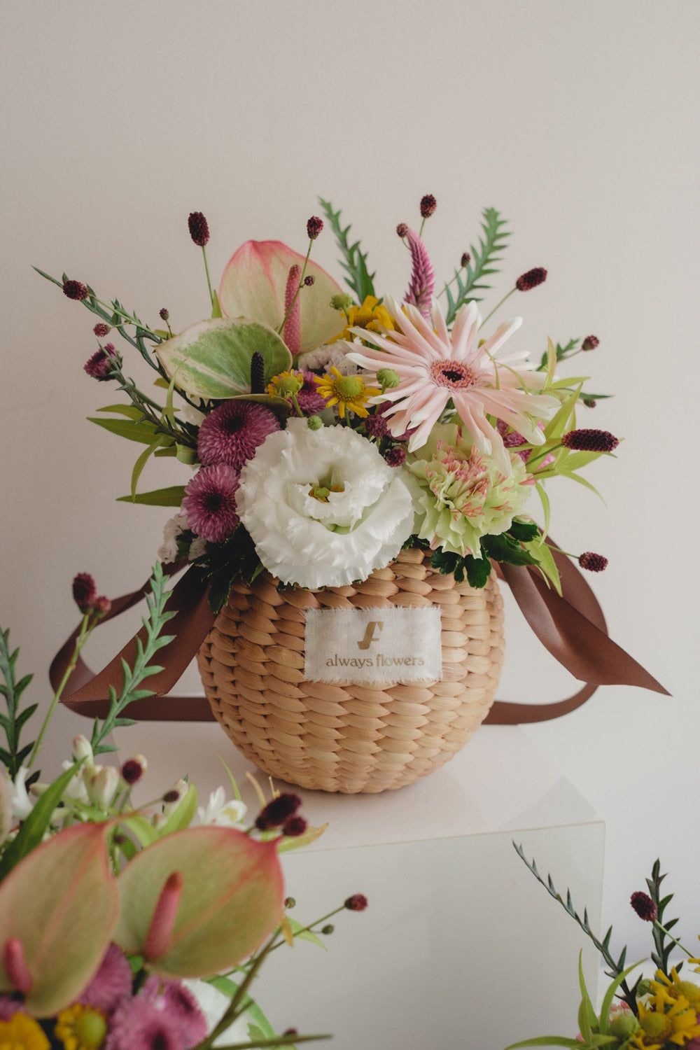 ◆8/19-9/30お届け限定◆Flower BAG No.2/フラワーバッグアレンジ サマーメモリー/生花