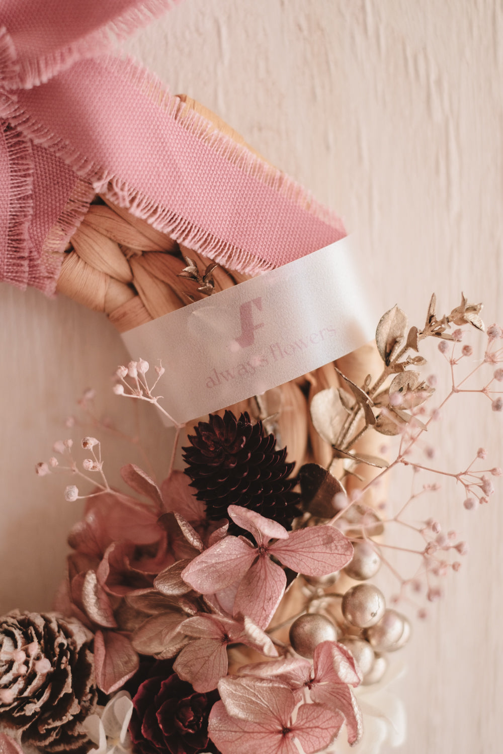 クリスマス限定◆Flower BAG No.1/フラワーバッグアレンジ ミスティーフォレスト/ドライフラワー&プリザーブドフラワー