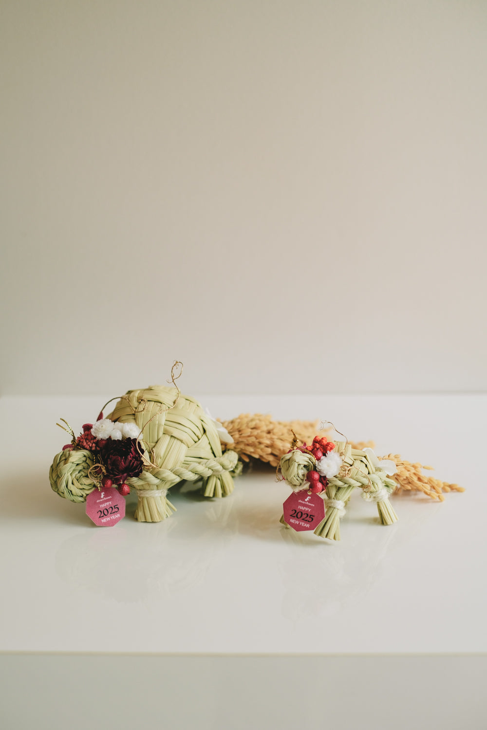 クリスマス限定◆Flower BAG No.2 /カゴバッグアレンジ ピンキーウインター/ドライ・プリザーブドフラワー