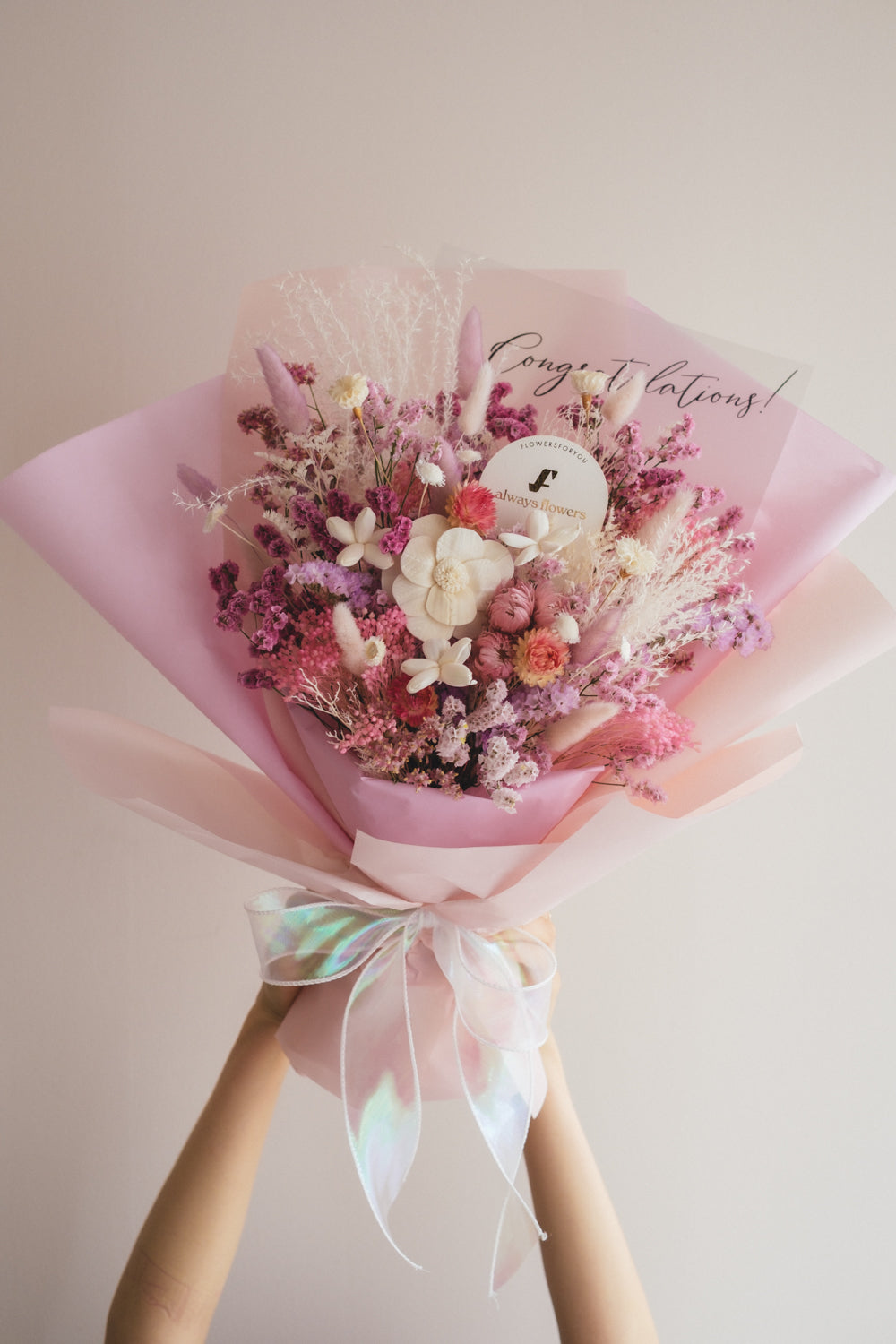 NEW◆Message Bouquet/メッセージブーケ ピンキードロップ/ドライ・プリザーブドフラワー