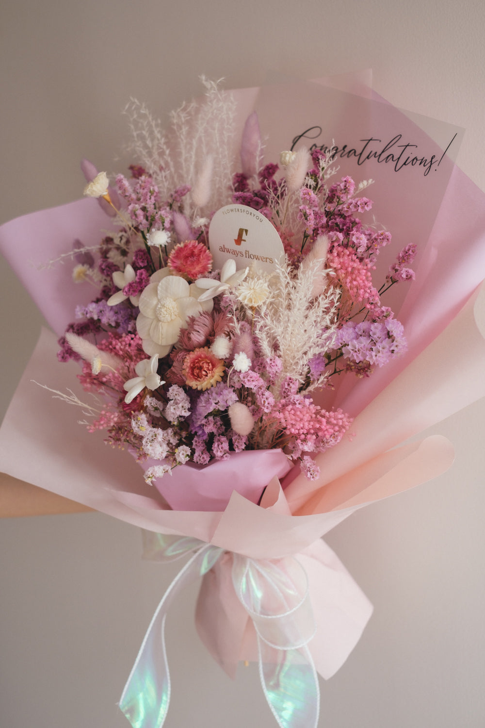 NEW◆Message Bouquet/メッセージブーケ ピンキードロップ/ドライ・プリザーブドフラワー