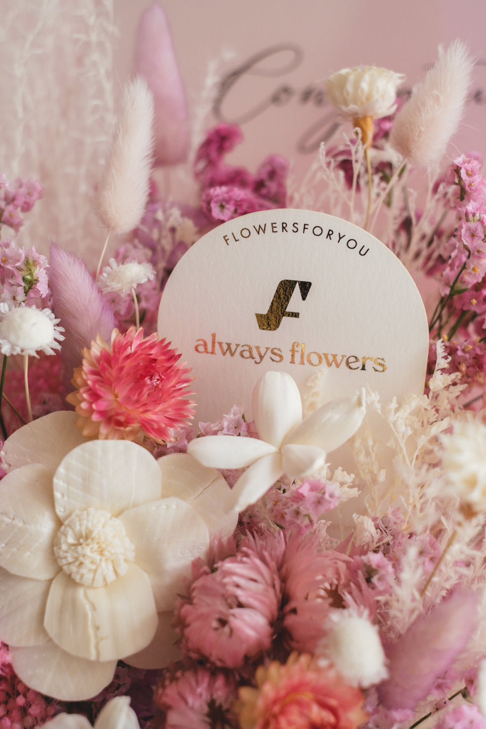 NEW◆Message Bouquet/メッセージブーケ ピンキードロップ/ドライ・プリザーブドフラワー